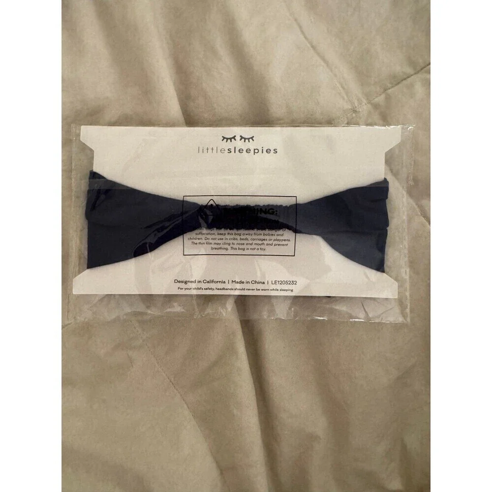 Little Sleepies Sapphire Lux Bow Headband